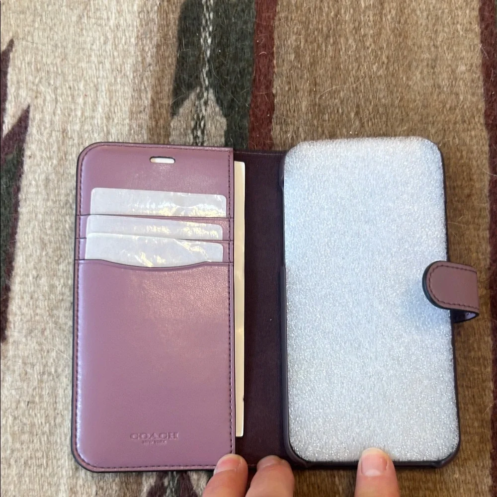 Coach Floral Monogram iPhone XR Case Wallet